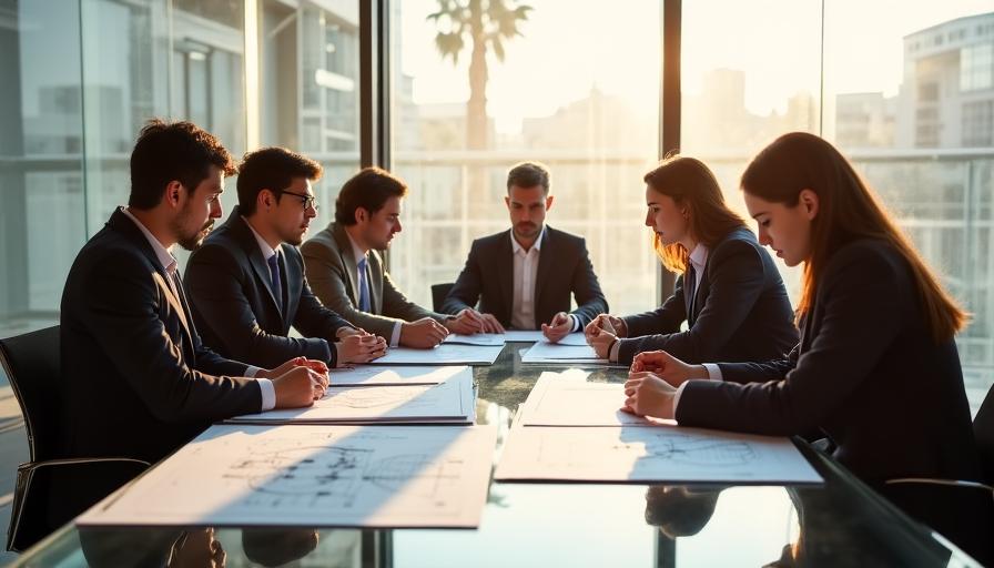 Reunión de consultoría estratégica con gráficos y luz natural en Madrid
